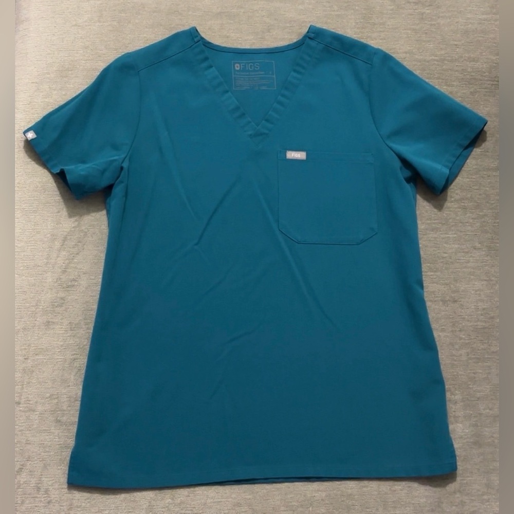 Figs Pacific Teal Scrub Set